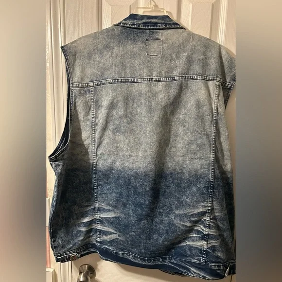 Demolition-Men Jean Vest..New! Men - Picture 2 of 7